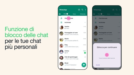 WhatsApp mette il lucchetto ai messaggi con Chat Lock